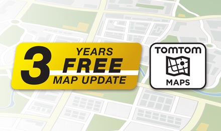 TomTom Maps with 3 Years Free-of-charge updates - X903D-G7R