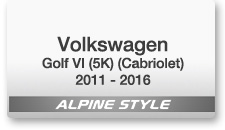 VW Golf VI (5K) (Cabriolet)  2011 - 2016
