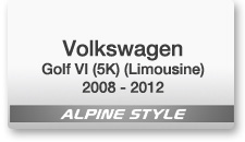 VW Golf VI (5K) (Limousine) 2008 - 2012